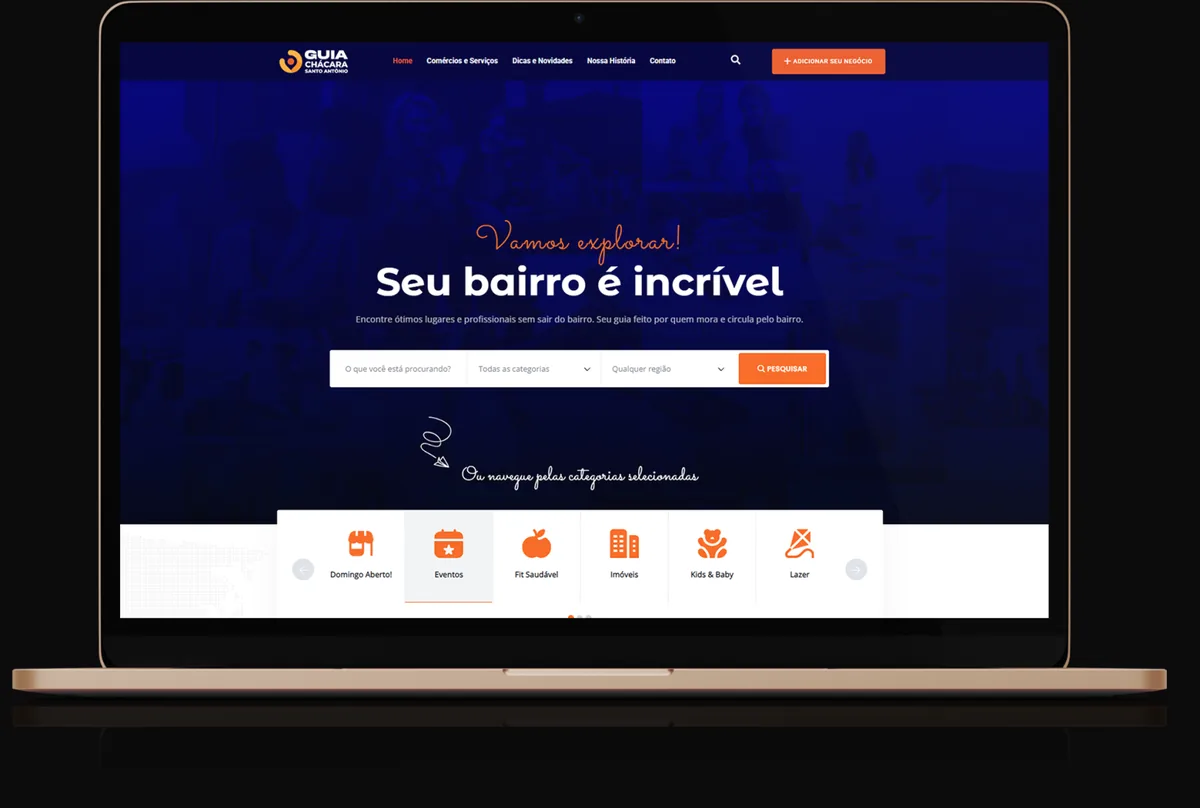 Captura do projeto Chácara Santo Antônio